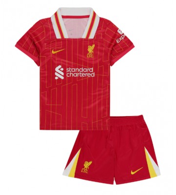 Liverpool Primera Equipación Niños 2024-25 Manga Corta (+ Pantalones cortos)